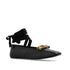 Gucci Black Calfskin Ballet Flats